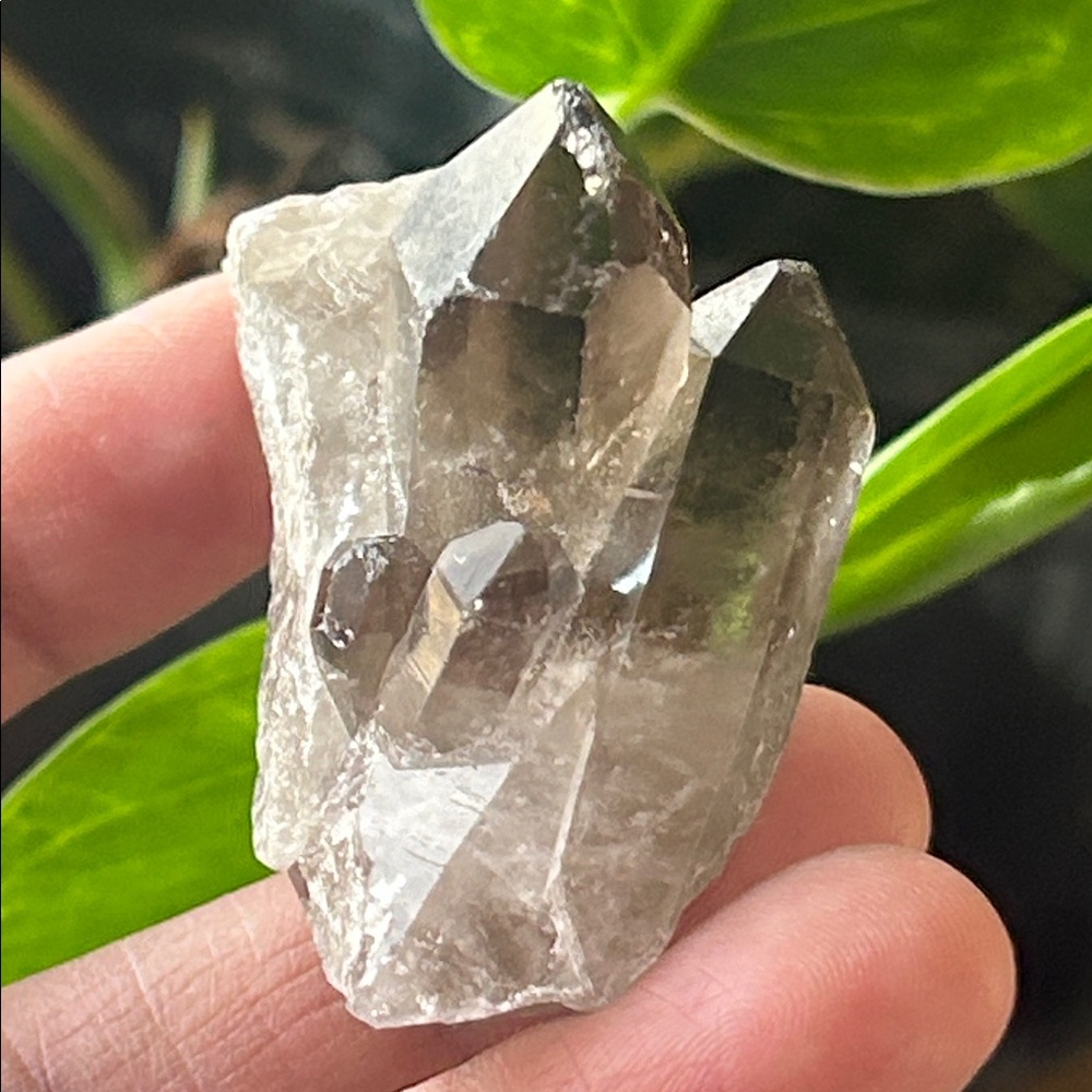 💎 Smoky Quartz Crystal Cluster